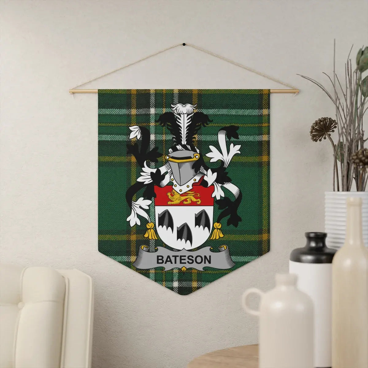 Bateson Heraldic Family Crest Wall Hanging product