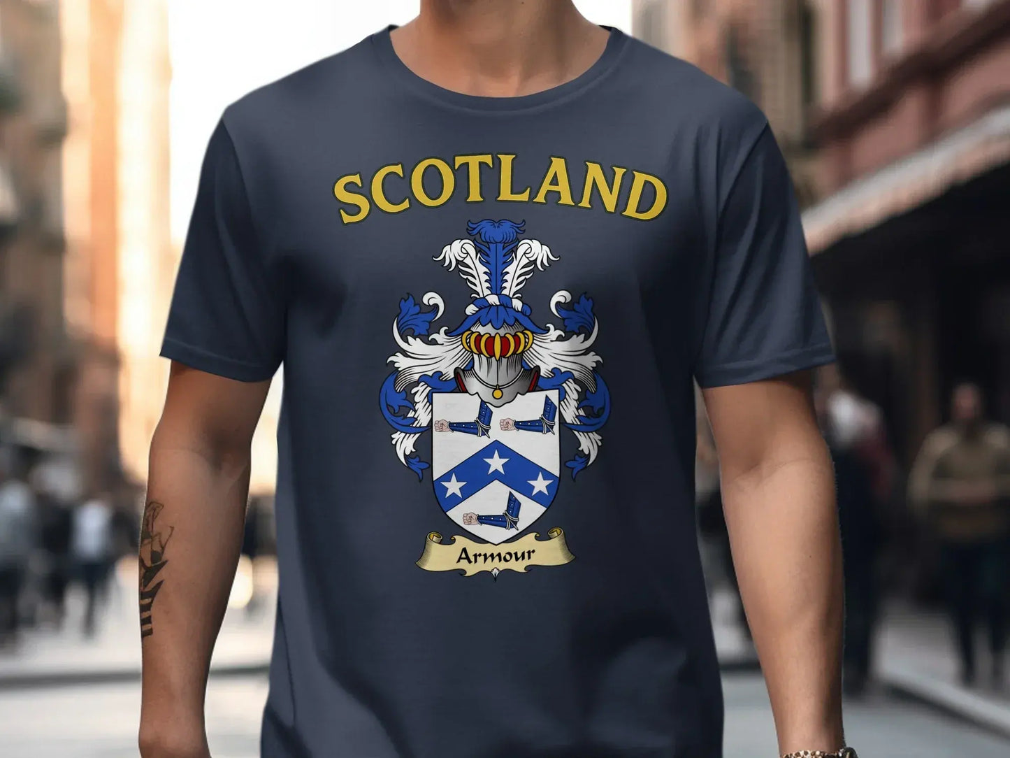 Scotland Armour Crest Heritage Graphic T-Shirt product