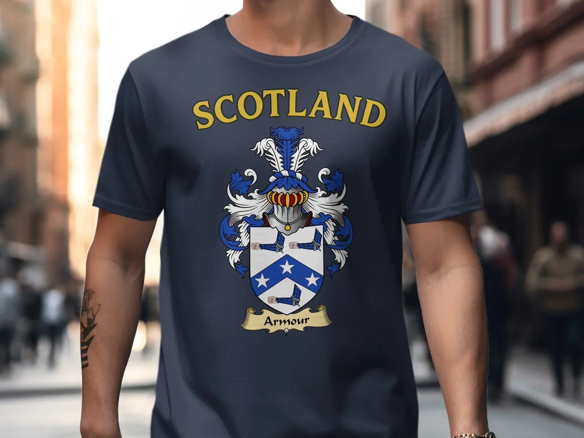 Scotland Armour Crest Heritage Graphic T-Shirt product