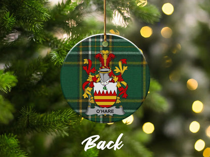 Family Crest Tartan Plaid Christmas Ornament product