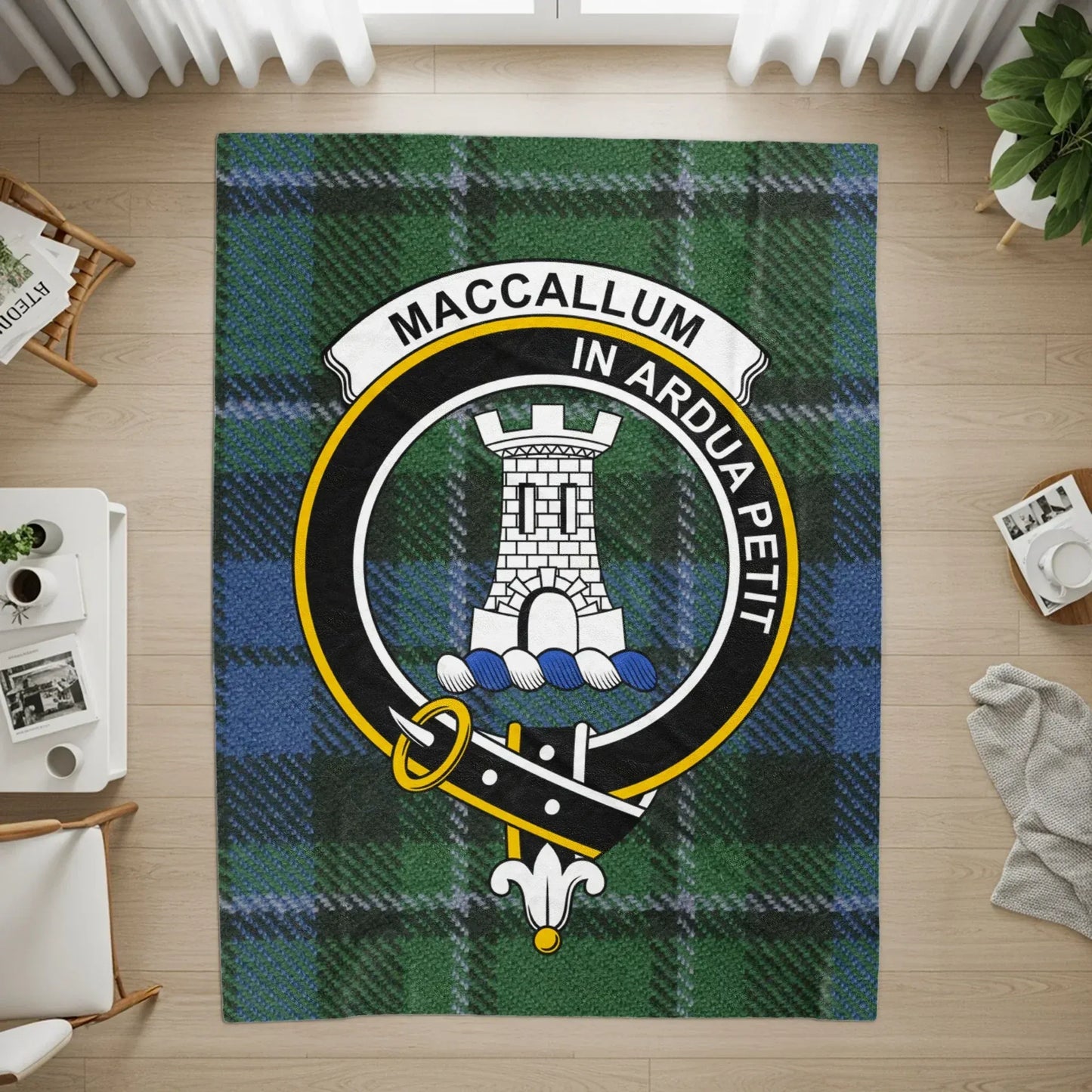 Maccallum In Ardua Petit Crest Design Home Rug product