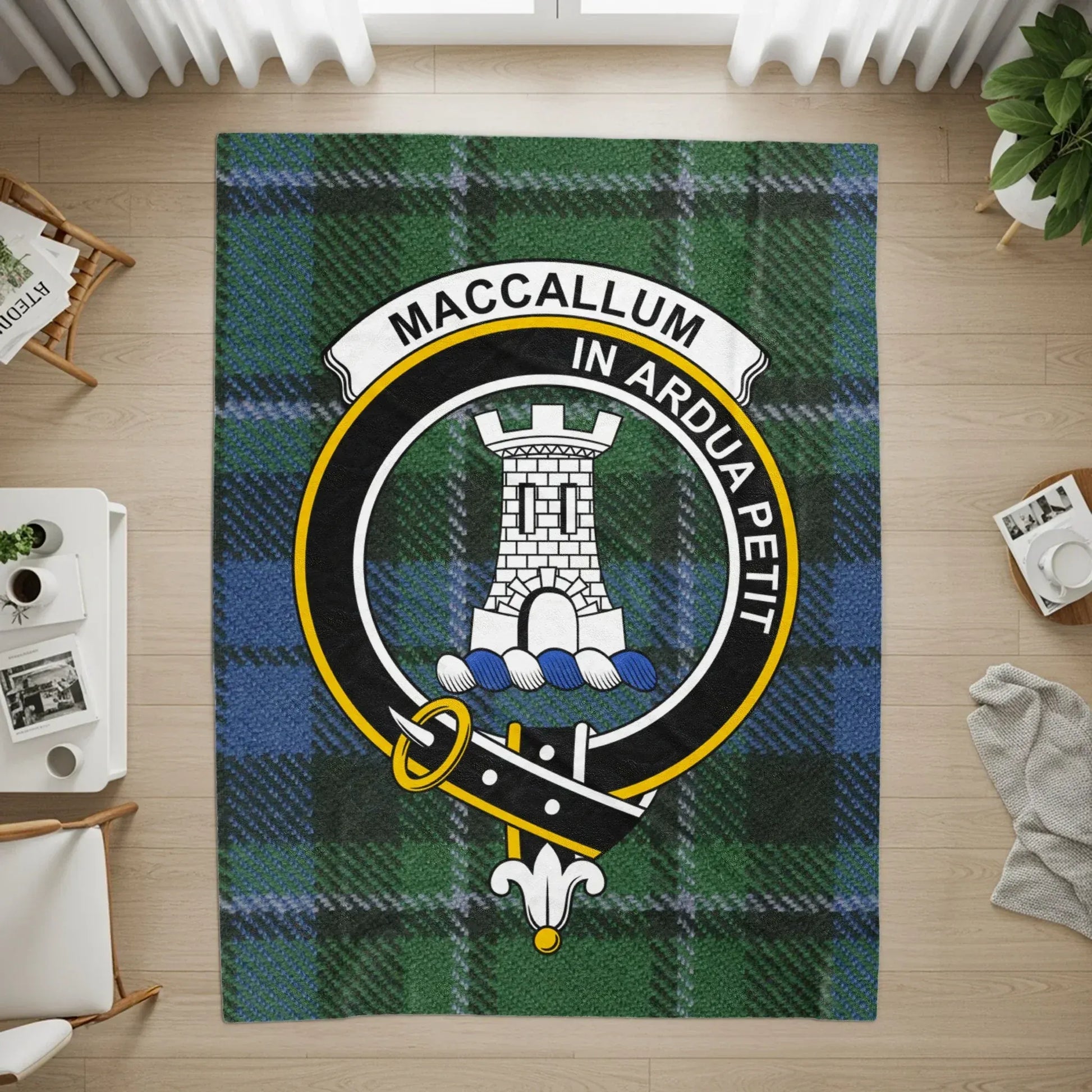 Maccallum In Ardua Petit Crest Design Home Rug product