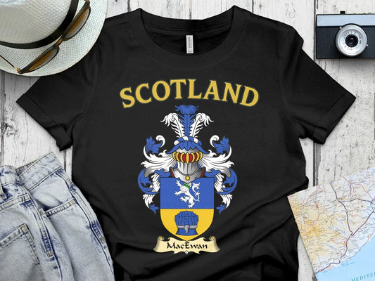 Scotland MacEwan Crest Emblem Graphic T-shirt product type