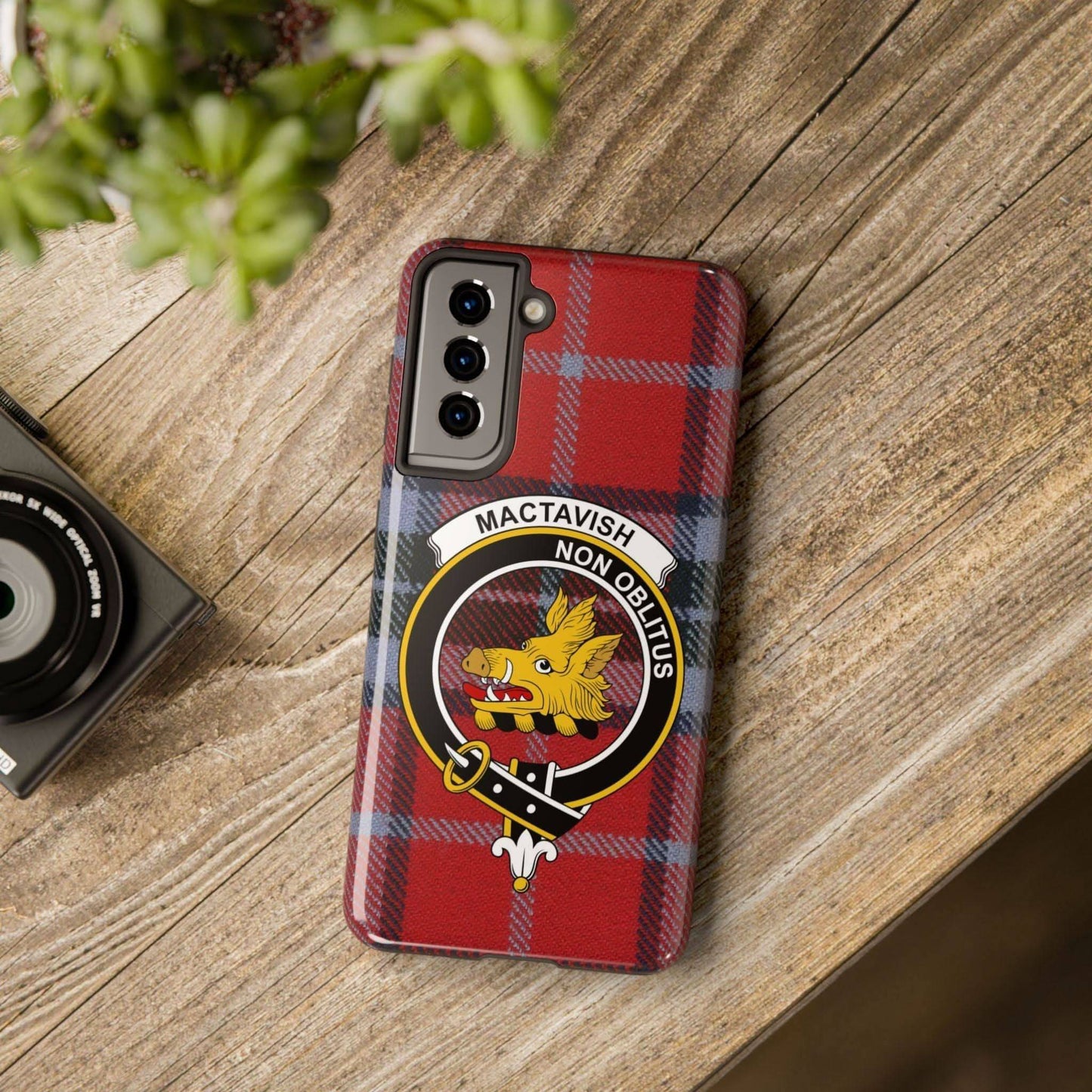 MacTavish Clan Scottish Tartan Cell Phone Case - Celtic Ancestry Gifts