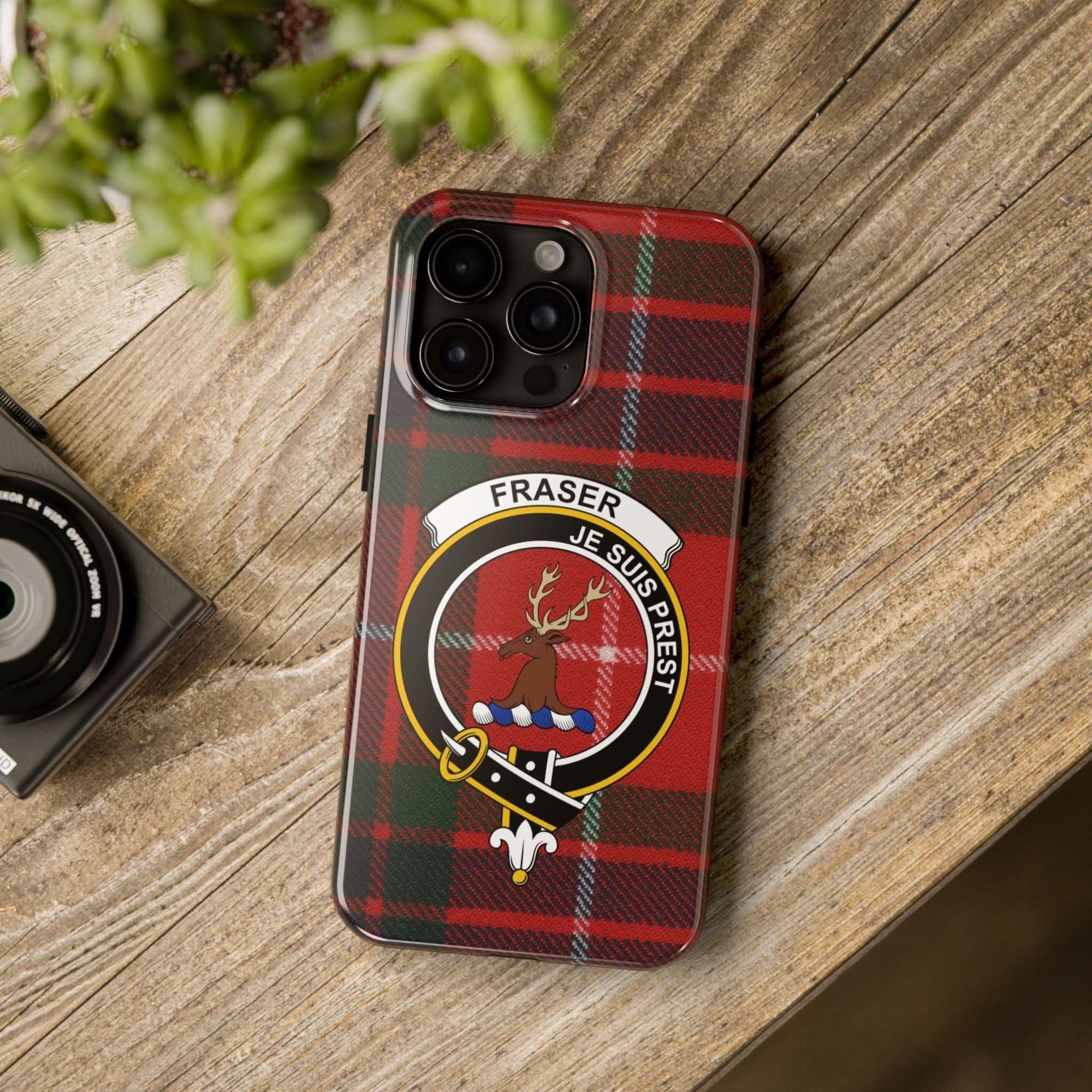 Fraser Clan Scottish Tartan Cell Phone Case - Celtic Ancestry Gifts