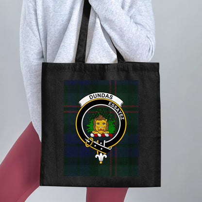 Dundas clan scottish tartan background Tote Bag - Living Stone Gifts