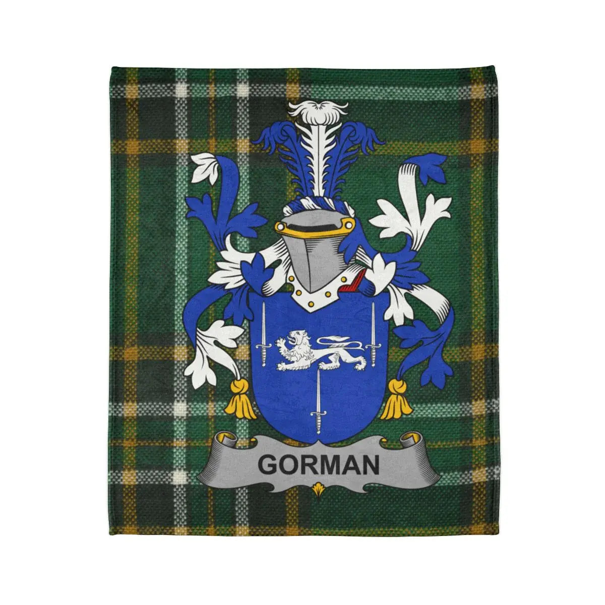 Gorman Family Crest Tartan Blanket product