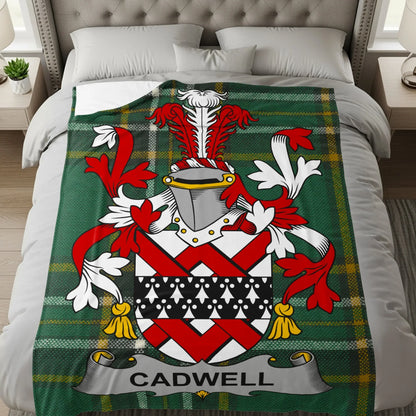 Cadwell Tartan Crest Blanket cozy home essential product