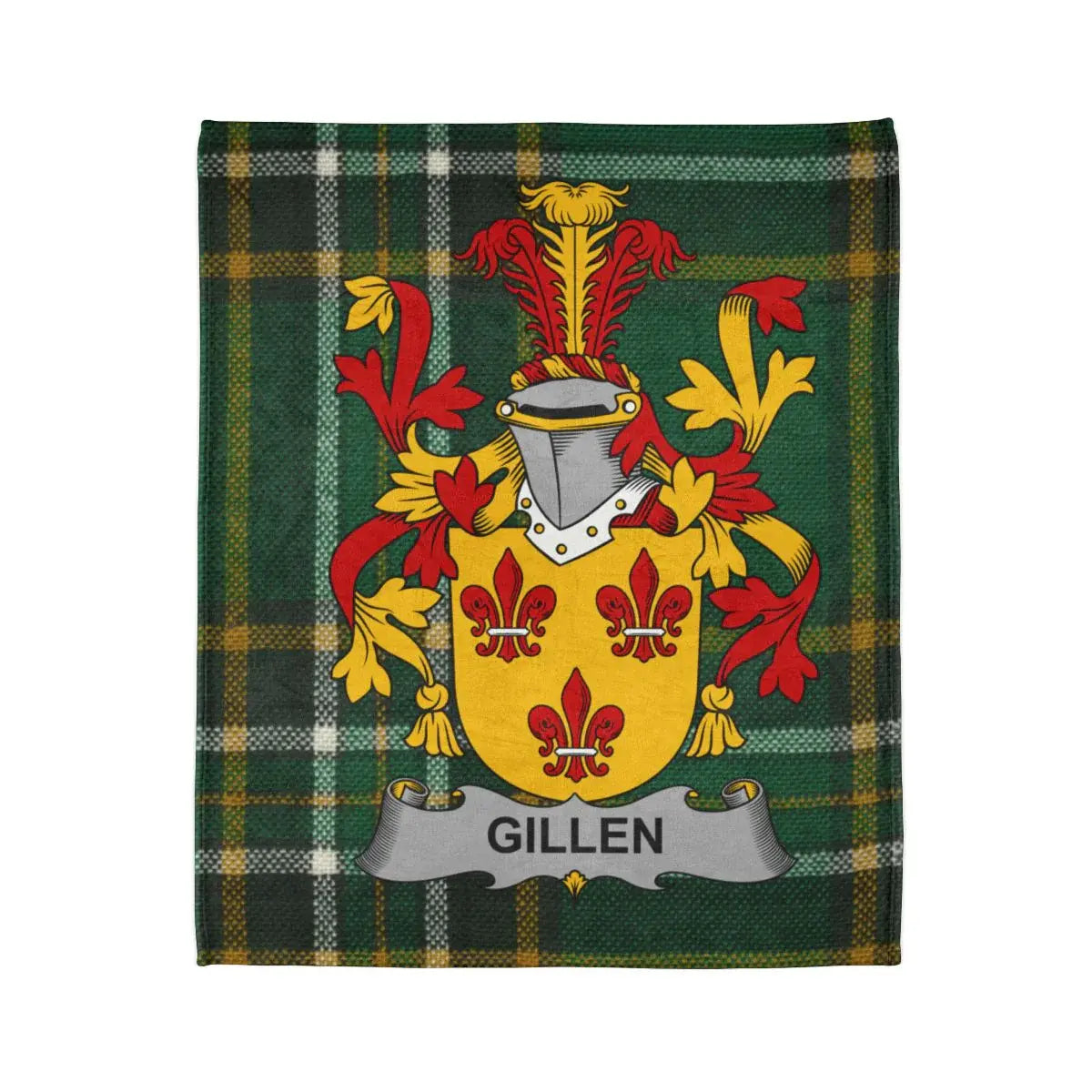 Vibrant Gillen Family Crest Blanket product type