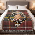 Fullerton Lux In Tenebris Crest Tartan Blanket
