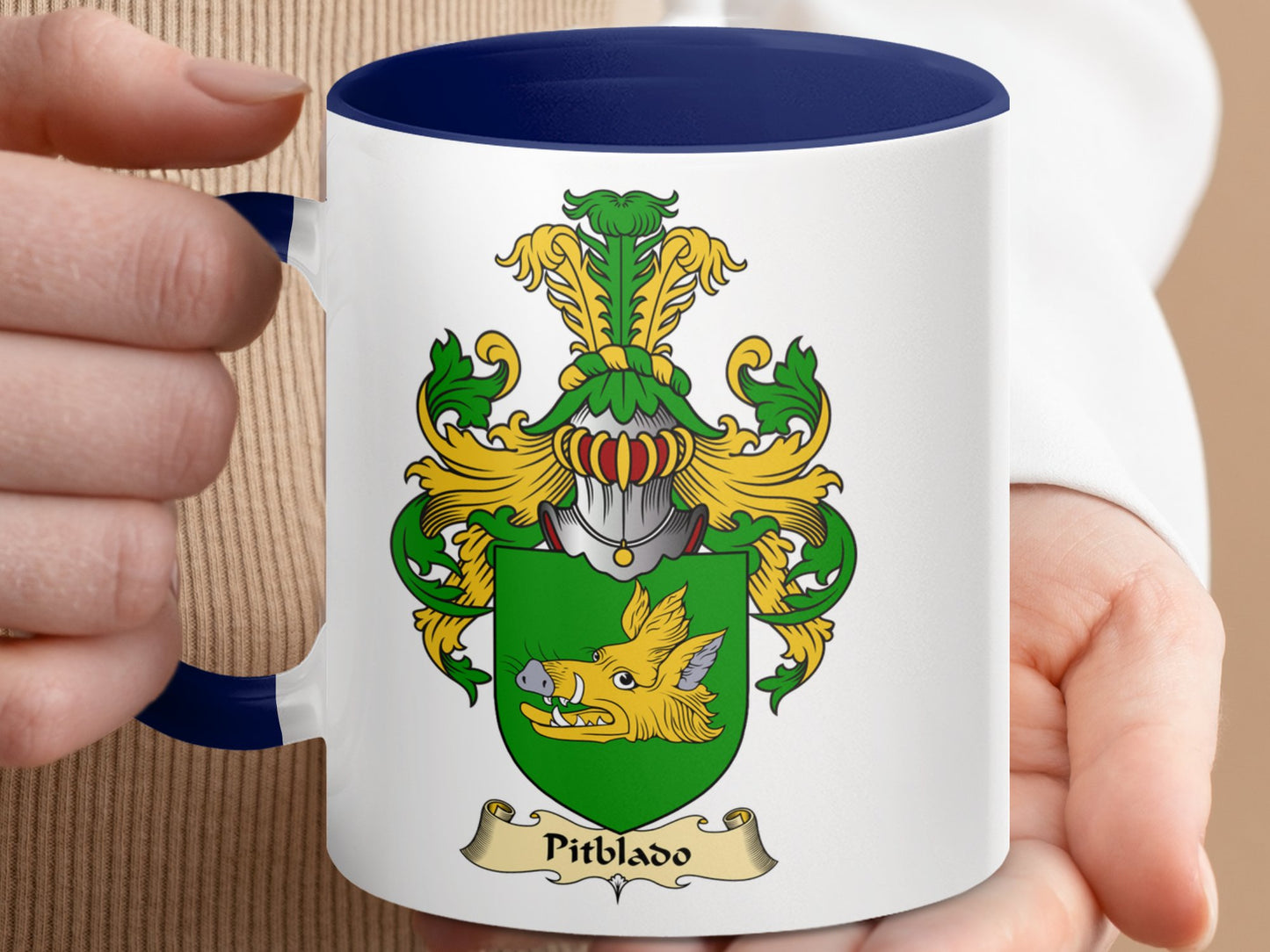 Clan Pirtle Scottish Coat of Arms Mug - Living Stone Gifts