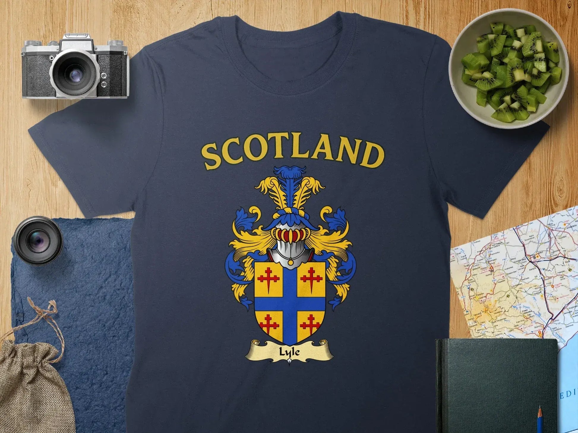 Scotland Lyle Family Crest Emblem T-shirt product