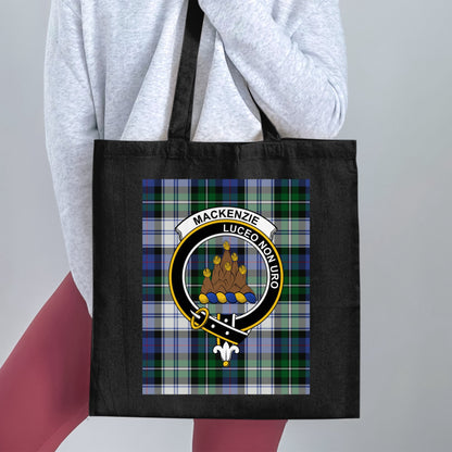 Clan Mackenzie Scottish Crest Tartan Tote Bag - Living Stone Gifts