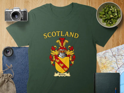 Scotland Turris Family Crest Graphic T-Shirt product