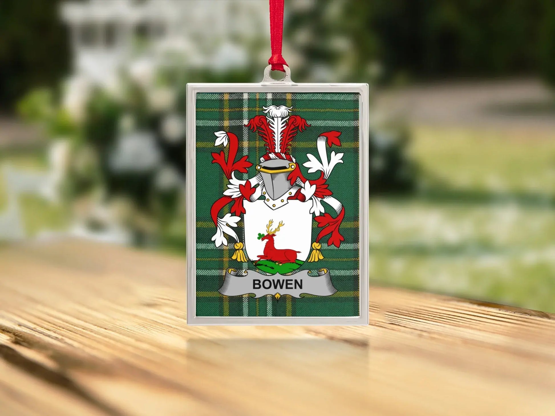 Personalized Bowen Family Crest Ornament product