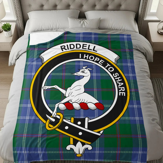 Riddell I Hope to Share Clan Tartan Blanket product