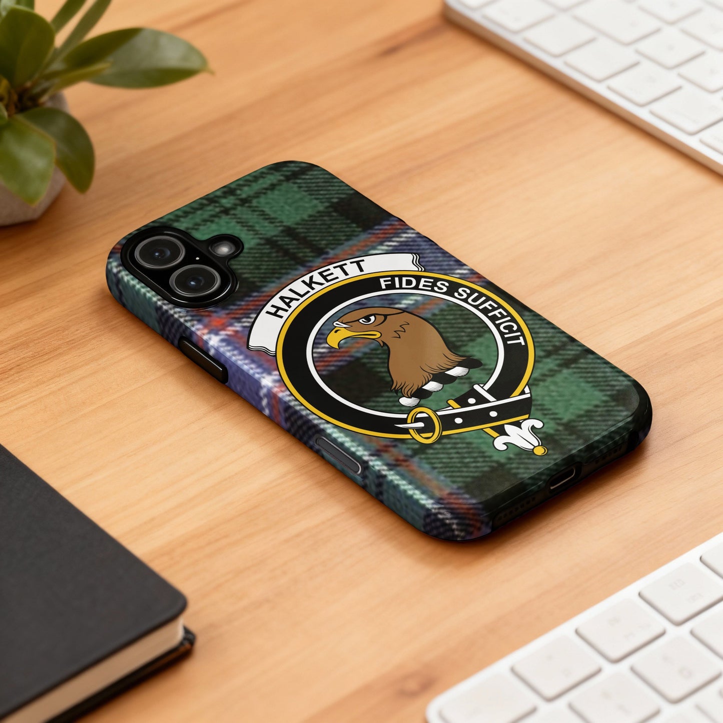 Halkett Fides Sufficit Eagle Emblem Phone Case