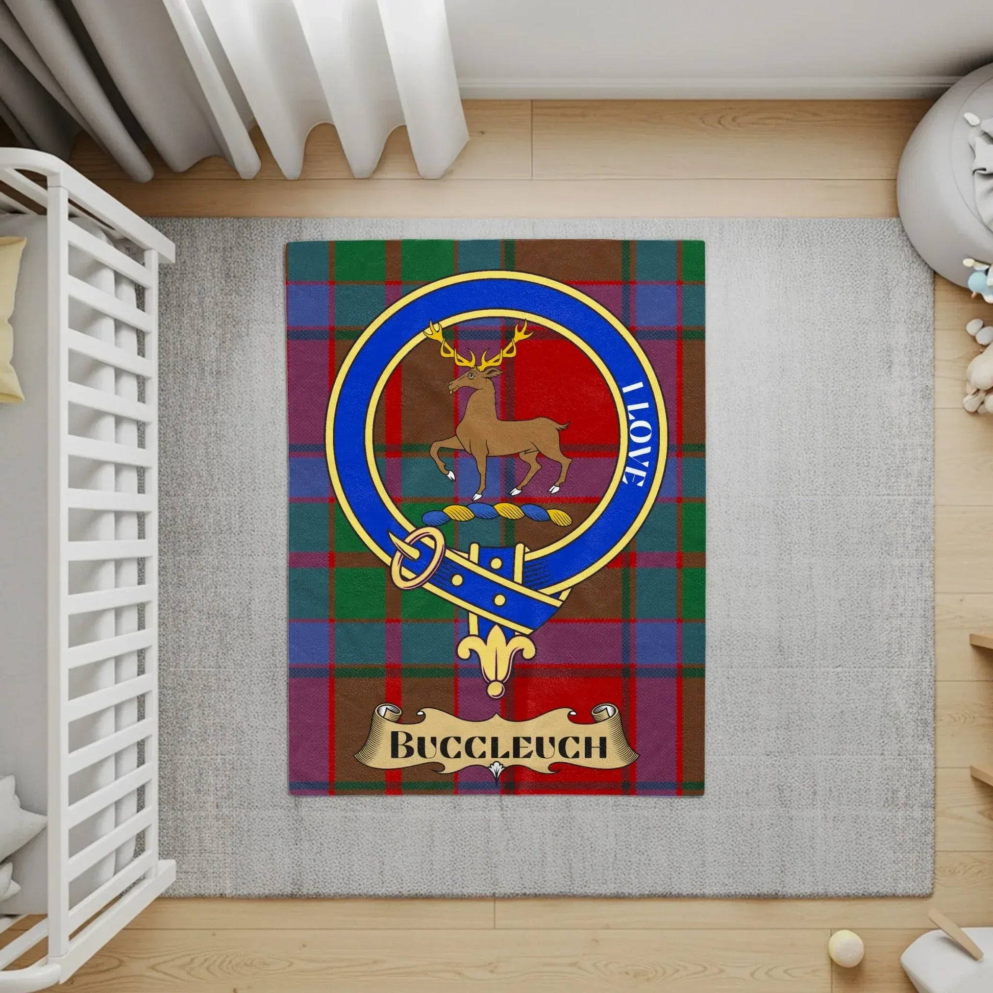 Clan Buccleuch Tartan Baby Nursery Rug product type
