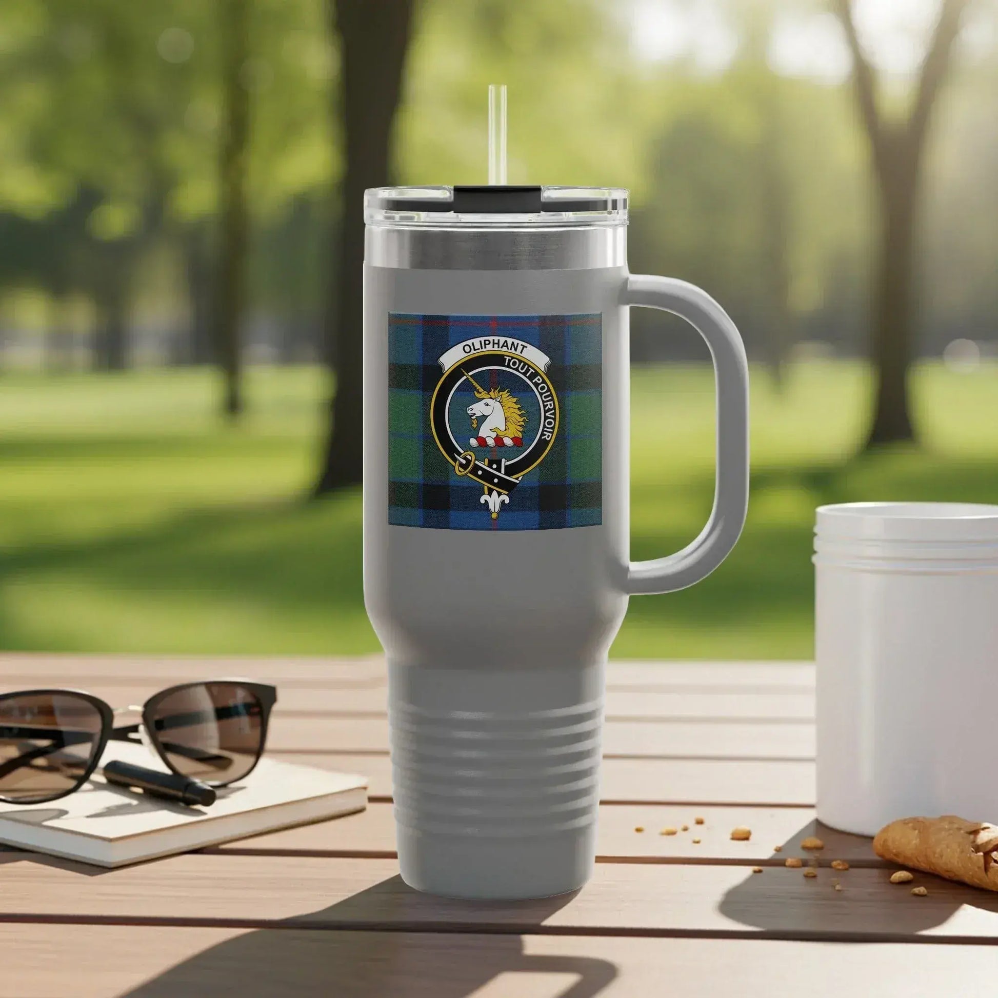 Insulated Tumbler with Lid and Straw Travel Mug product