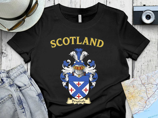 Scotland Drysdale Crest Design T-shirt product type