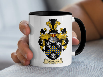 Clan Warrand Scottish Coat of Arms Mug - Living Stone Gifts