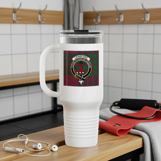 Crawford Scottish Clan Crest Insulated Travel Mug product