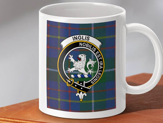 Inglis Nobilis Est Ira Leonis Plaid Mug product