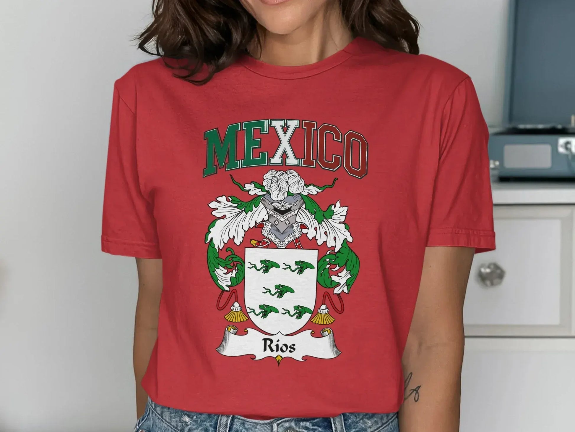 Mexico Rios Coat of Arms Graphic Tee product