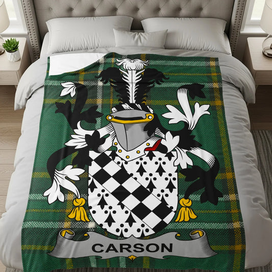Tartan Plaid Family Crest Carson Bedding Product
