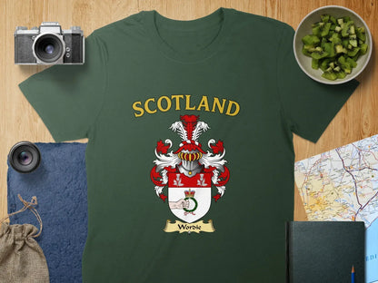 Scotland Themed Graphic Print Short Sleeve Shirt product