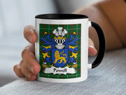 Powell Welsh Family Crest Mug | Welsh Heritage Gift