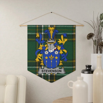 Stevenson Family Coat of Arms Wall Hanging Product