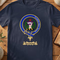 MacIndoe Scottish clan crest T-shirt in navy