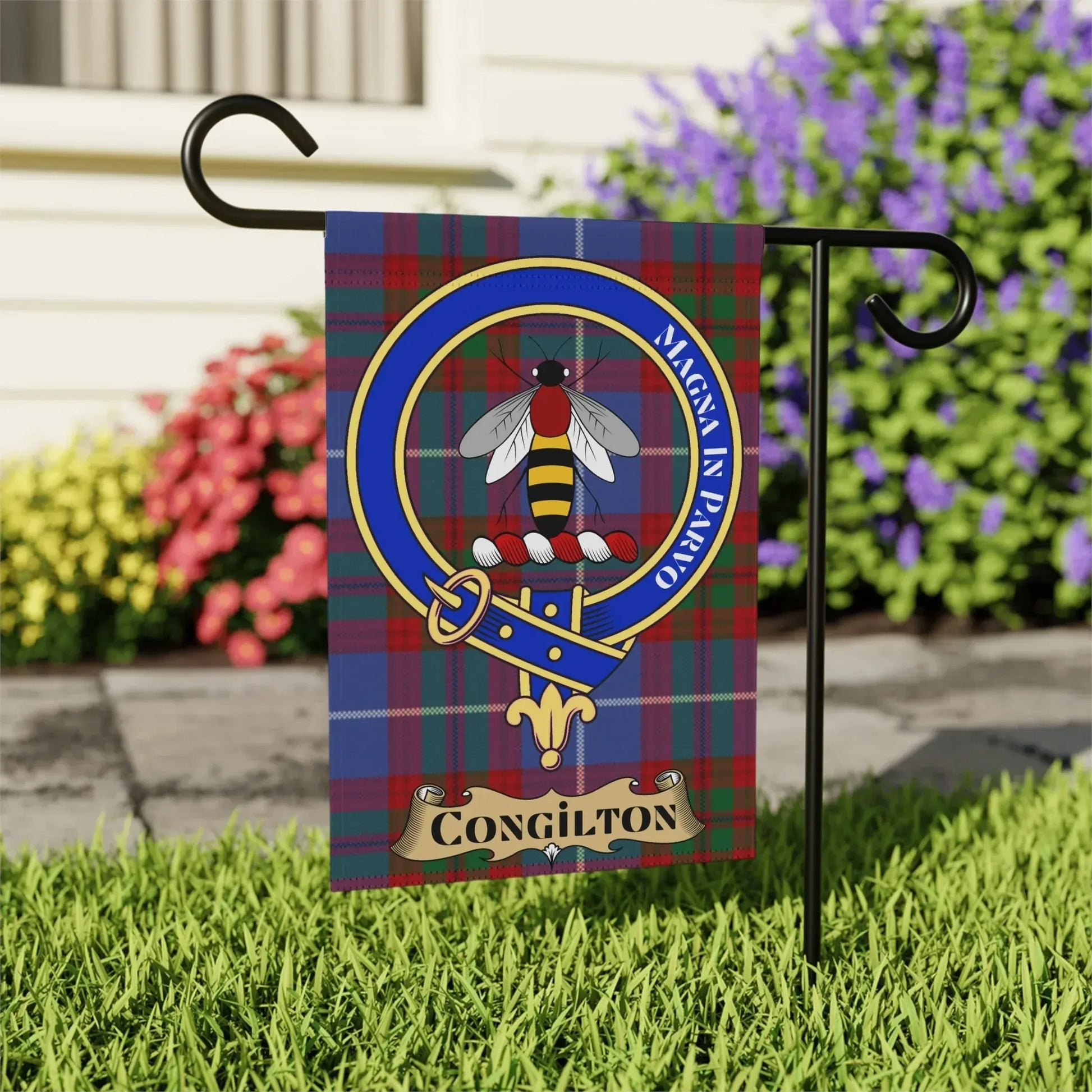 Maggin Parvo Congilton Plaid Garden Flag product