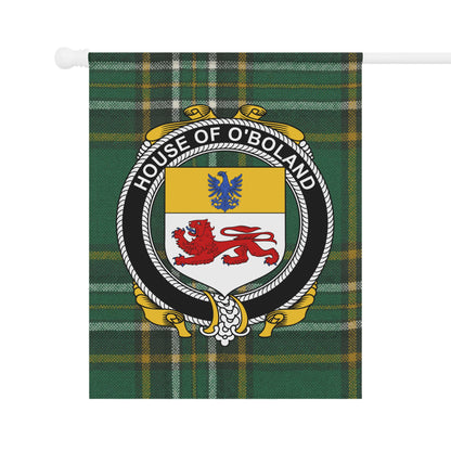 Customizable House of O'Boland Family Crest Flag
