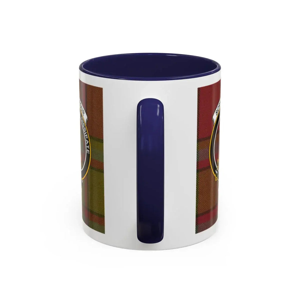 Clan Shield Plaid Design Ceramic Coffee Mug