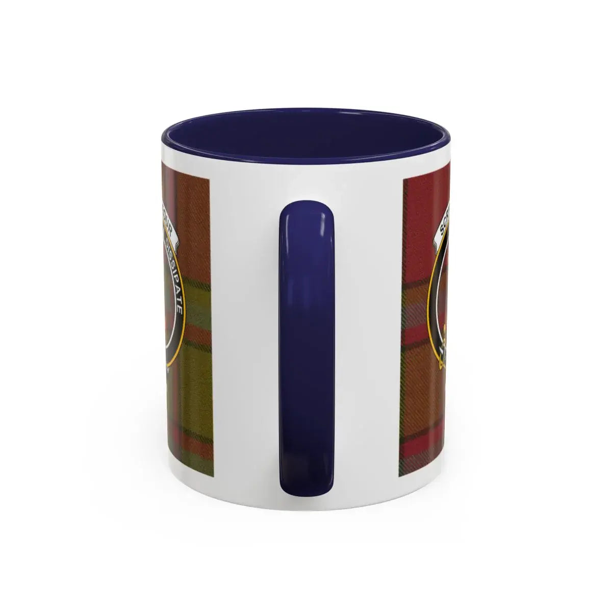 Clan Shield Plaid Design Ceramic Coffee Mug