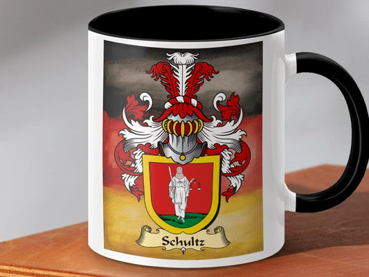 Schultz Family Crest German Coffee Mug product type