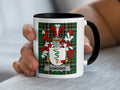 Donovan Irish family crest black accent mug