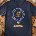 McCabe Scottish clan crest T-shirt in Navy
