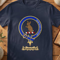 Warrender Scottish clan crest T-shirt in Navy