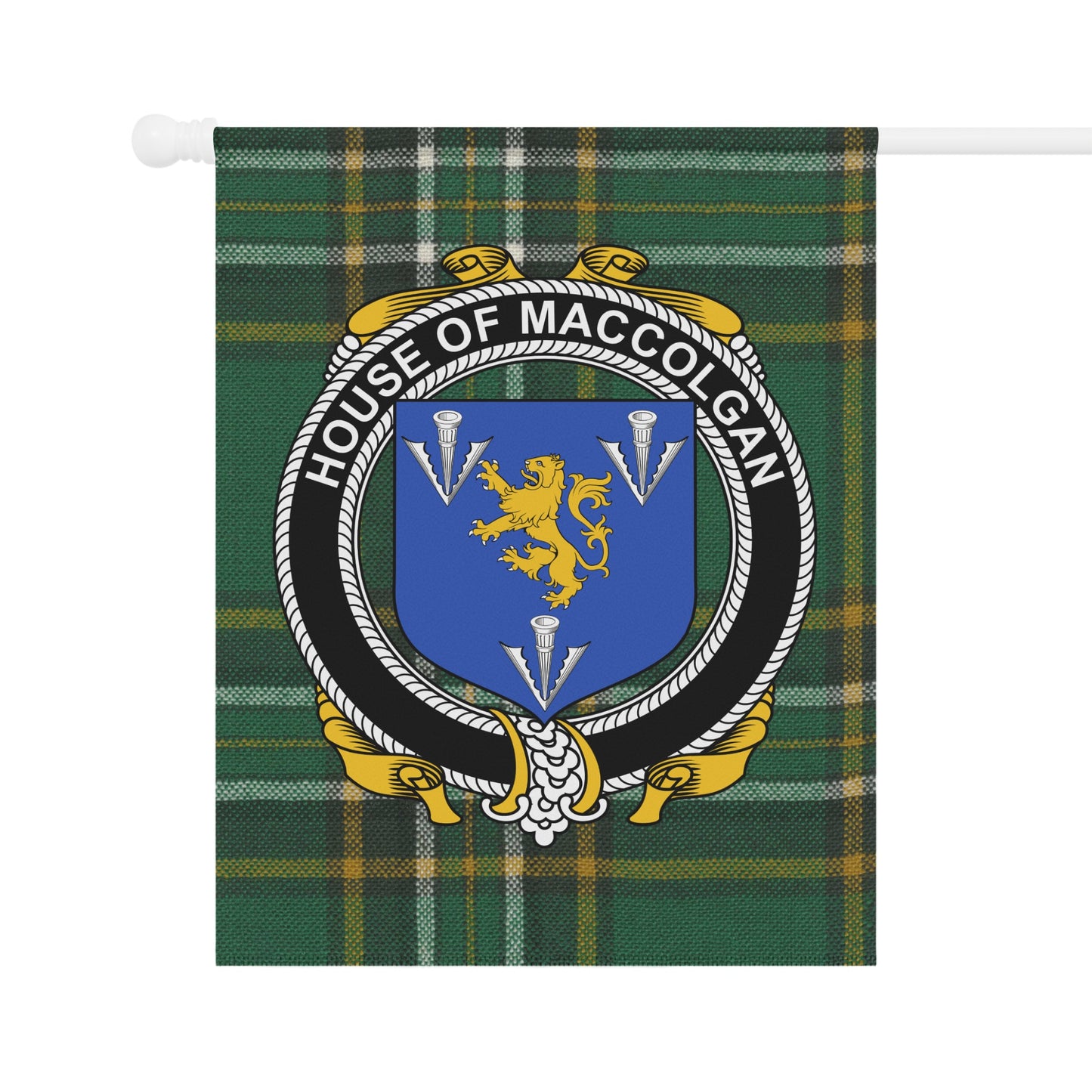 House of MacColgan Family Crest Clan Flag product