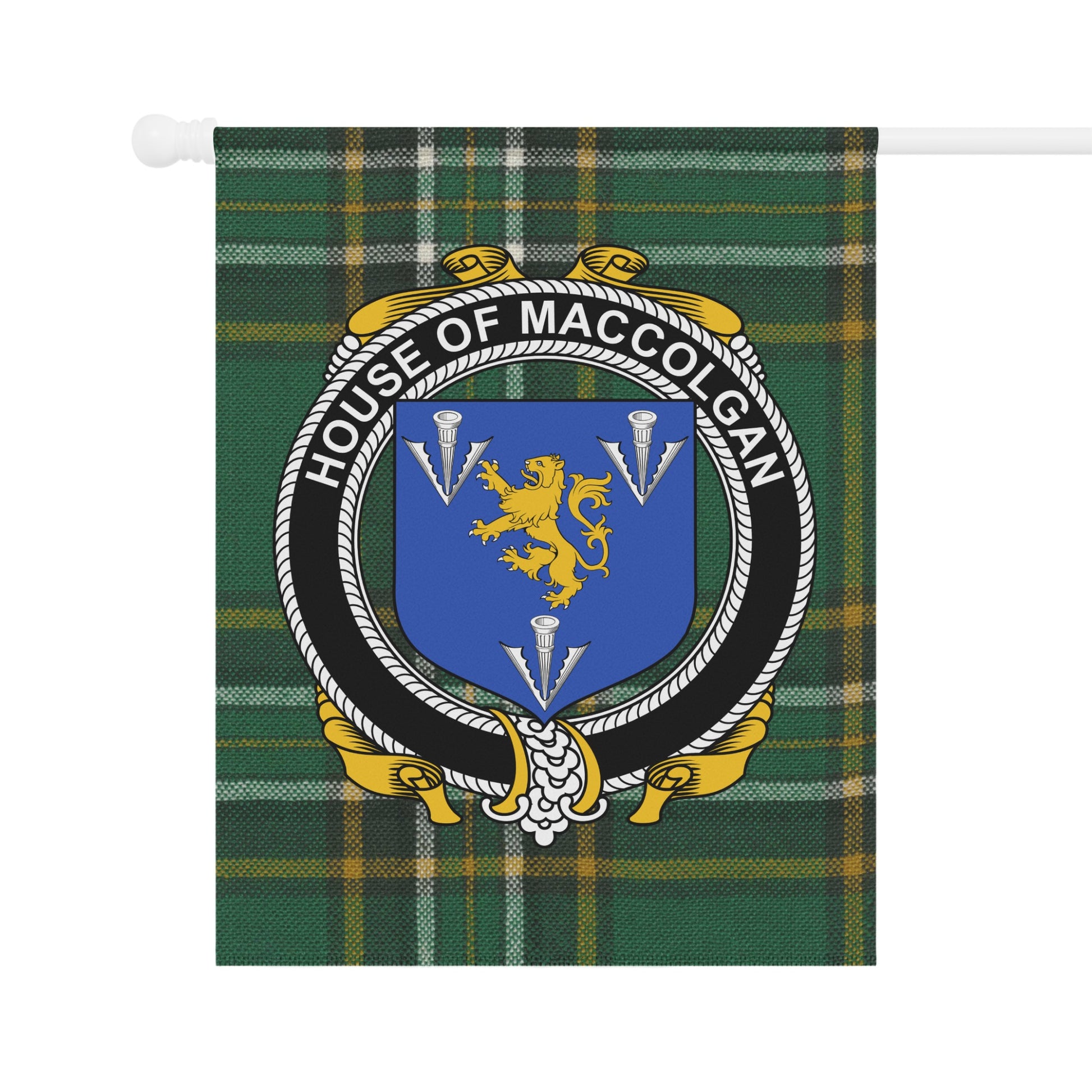 House of MacColgan Family Crest Clan Flag product