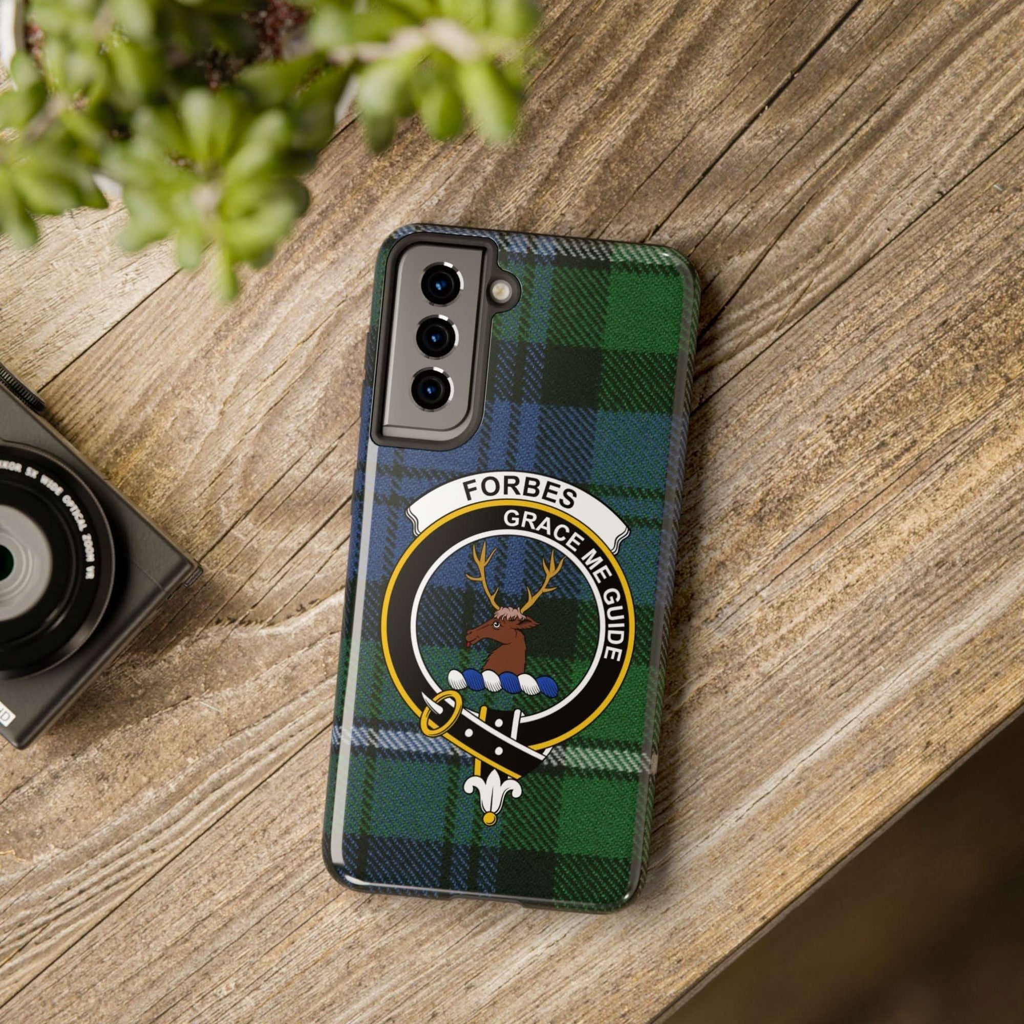 Forbes Clan Scottish Tartan Cell Phone Case - Celtic Ancestry Gifts