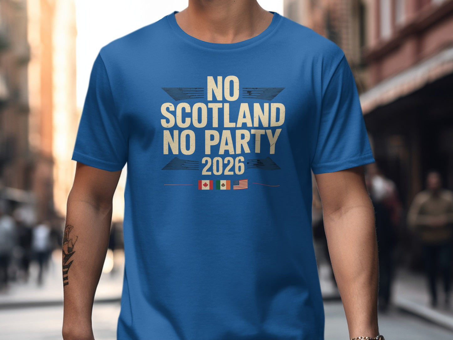 No Scotland No Party 2026 Fun Graphic Tee Shirt