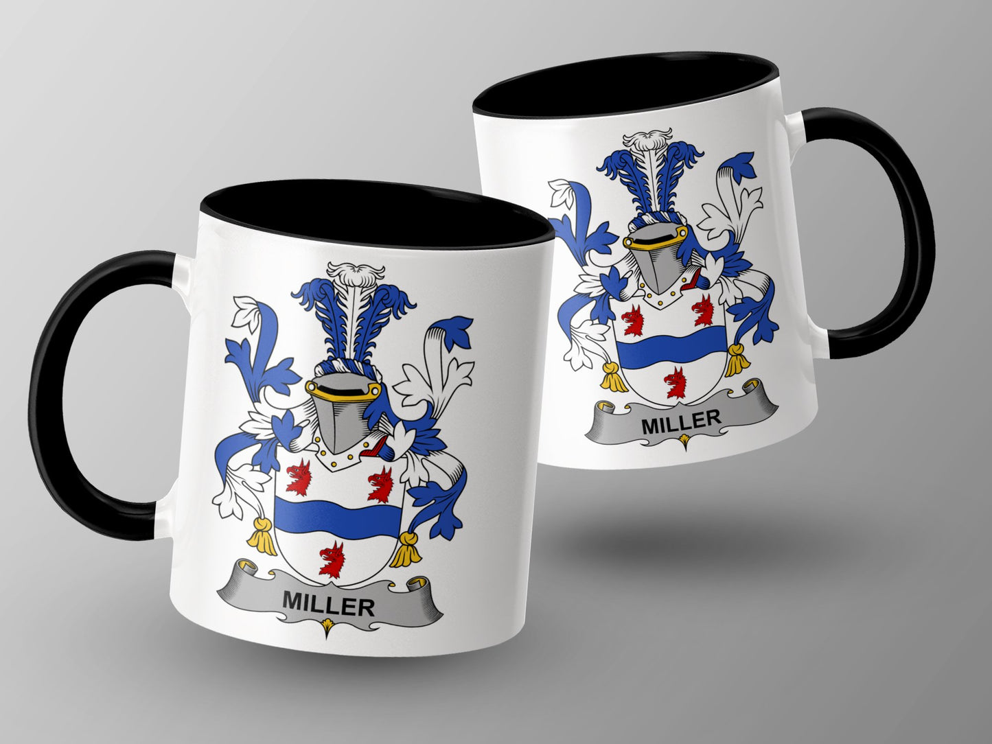 Miller Surname Irish Coat of Arms Mug - Living Stone Gifts