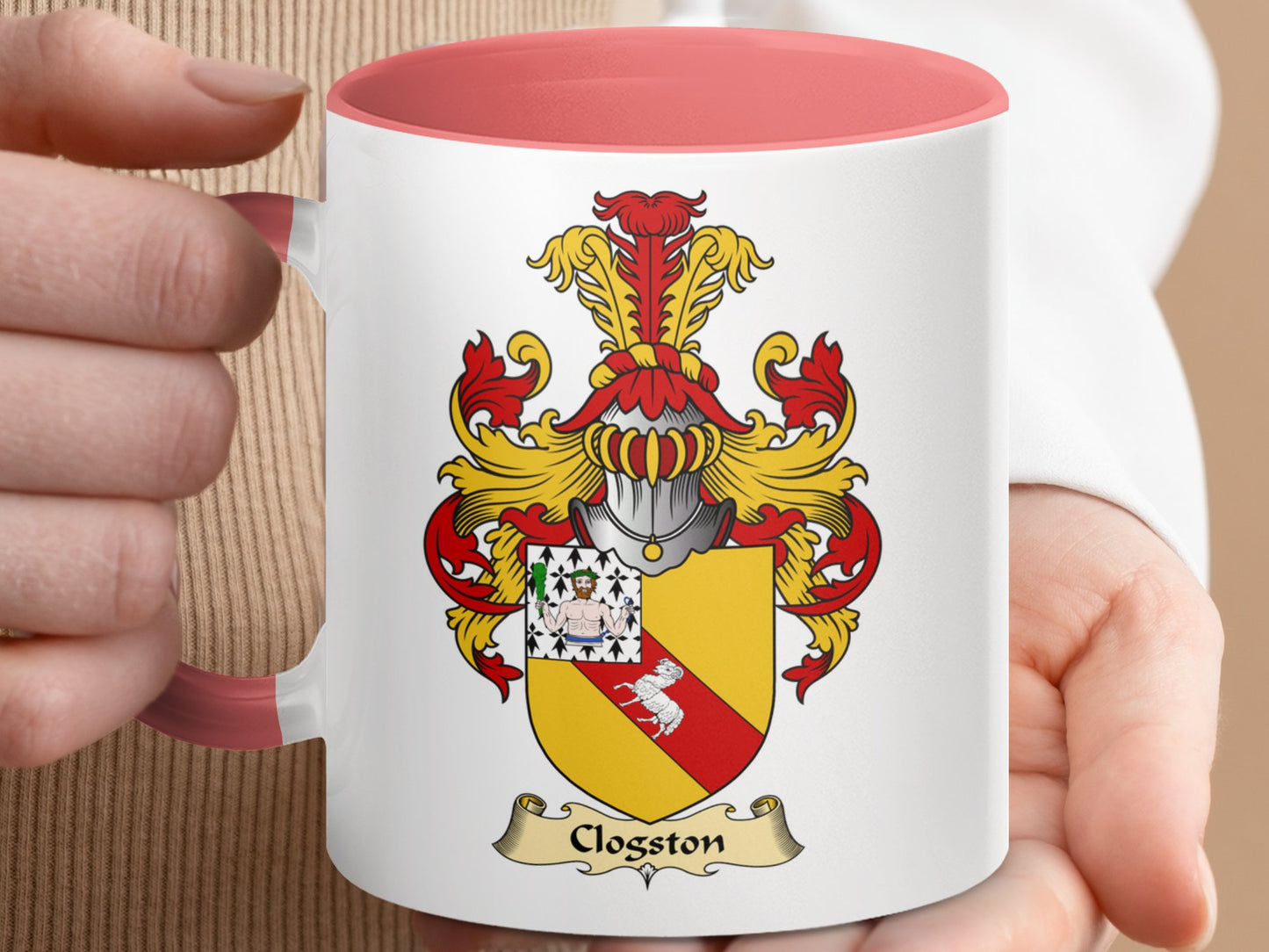 Clogston Scottish Clan Coat of Arms Coffee Mug - Living Stone Gifts