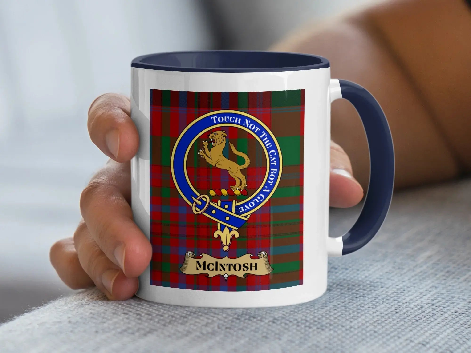 McIntosh Clan Crest Tartan Coffee Mug