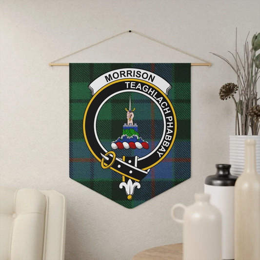Morrison Clan Crest Tartan Wall Hanging Banner product