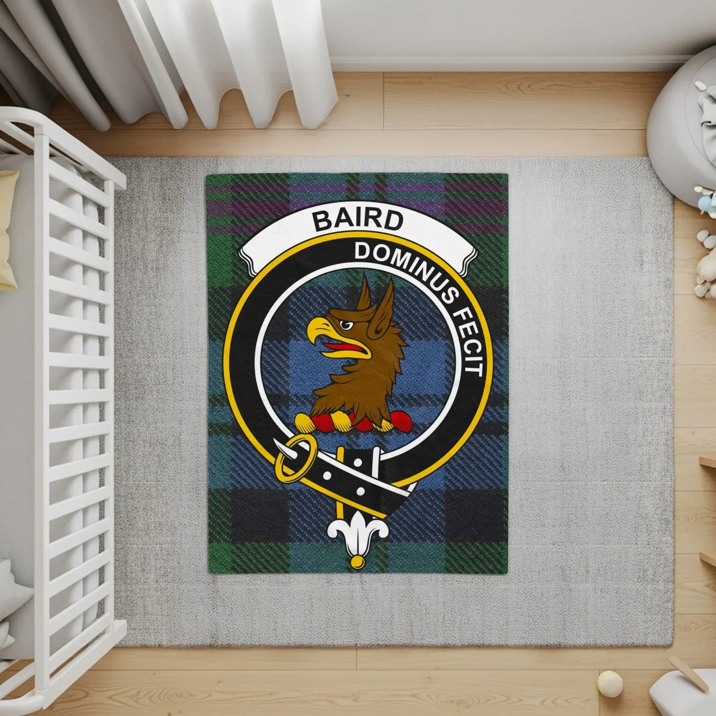 Baird Dominus Fecit Crest Design Floor Mat product